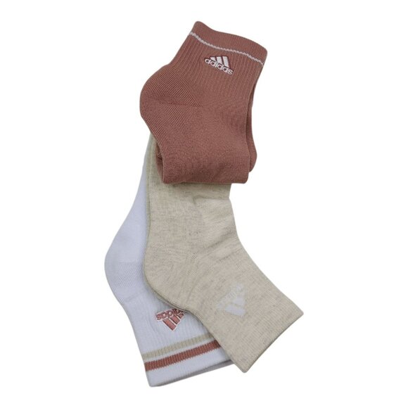 Adidas ClimaCool Womens High Quarter Socks 3-Pack Shoe Size 5-10 - Picture 5 of 8